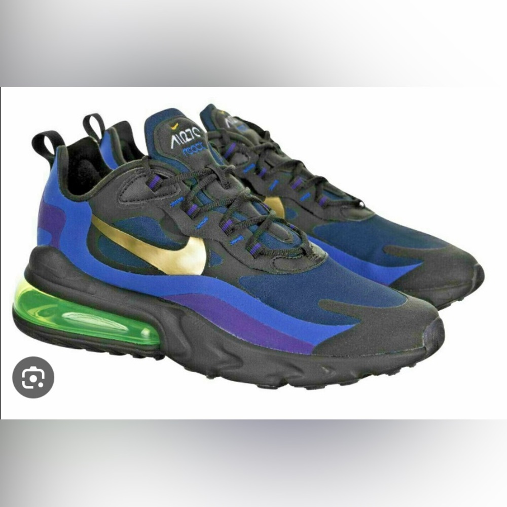 Air max 270 React - Black/University Gold
